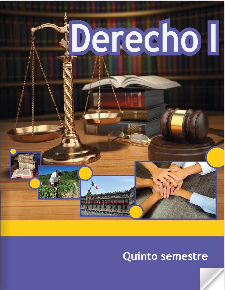 Libro de derecho quinto semestre de telebachillerato 2022