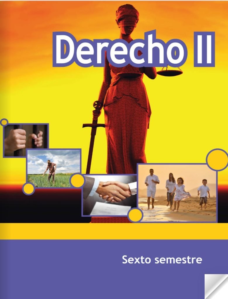 Libro de derecho sexto semestre de telebachillerato 2022
