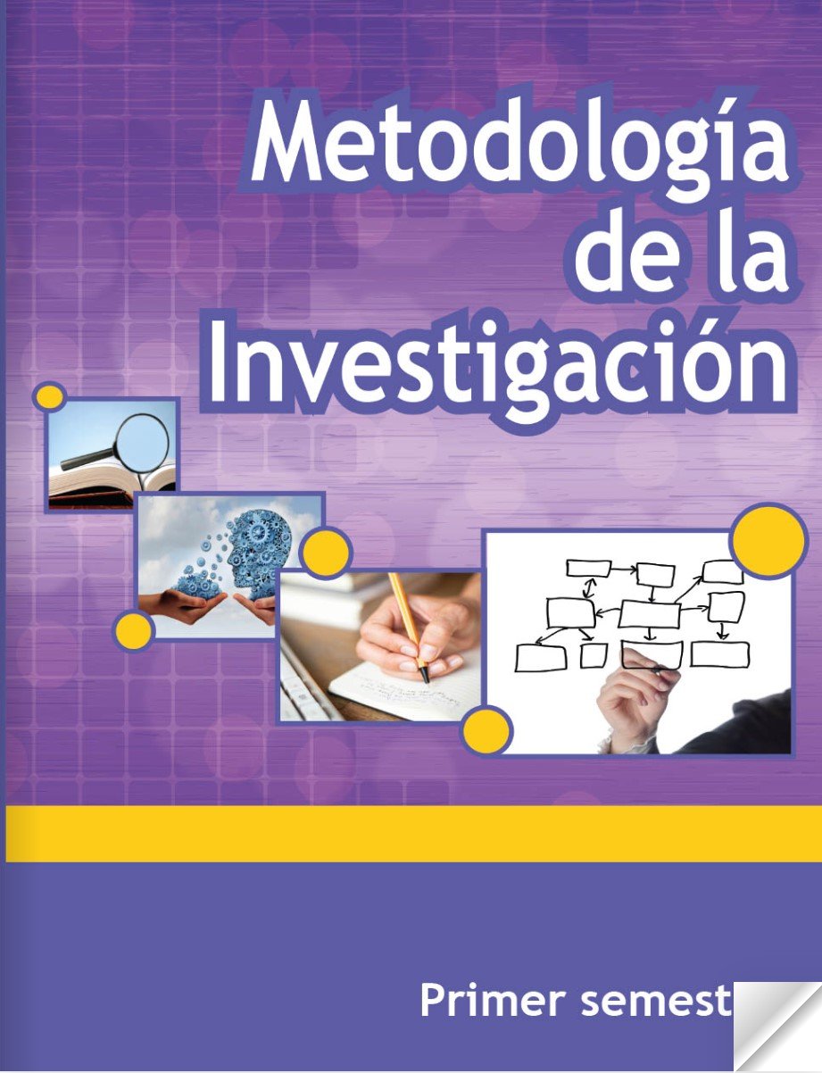 Libro de metodología de la investigación primer semestre de telebachillerato (2022)